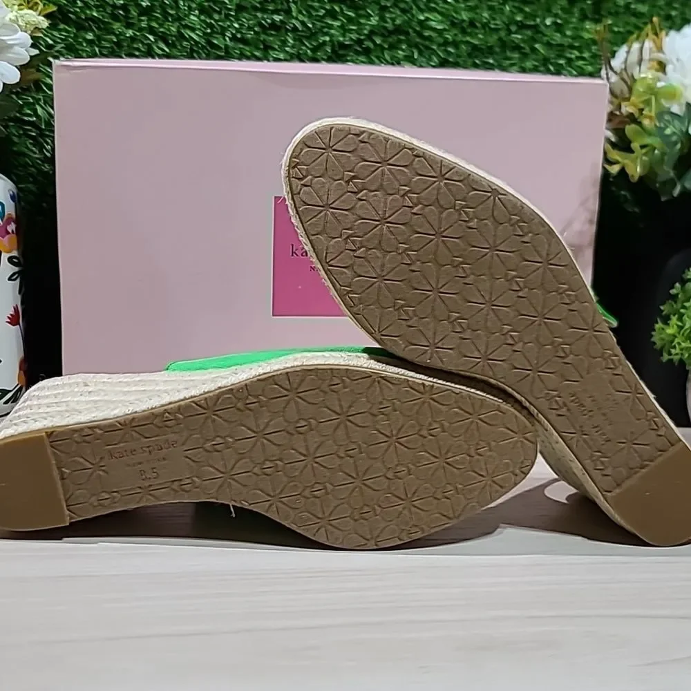 kate spade Panama Nights sandals - Green Jay US Women's 8.5 New